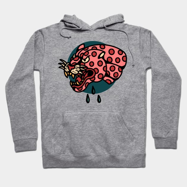 Polkadot Panther tattoo Hoodie by donipacoceng